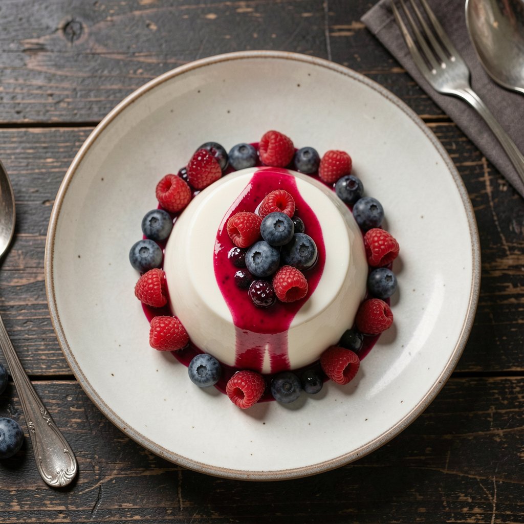 Panna Cotta ai Frutti di Bosco
